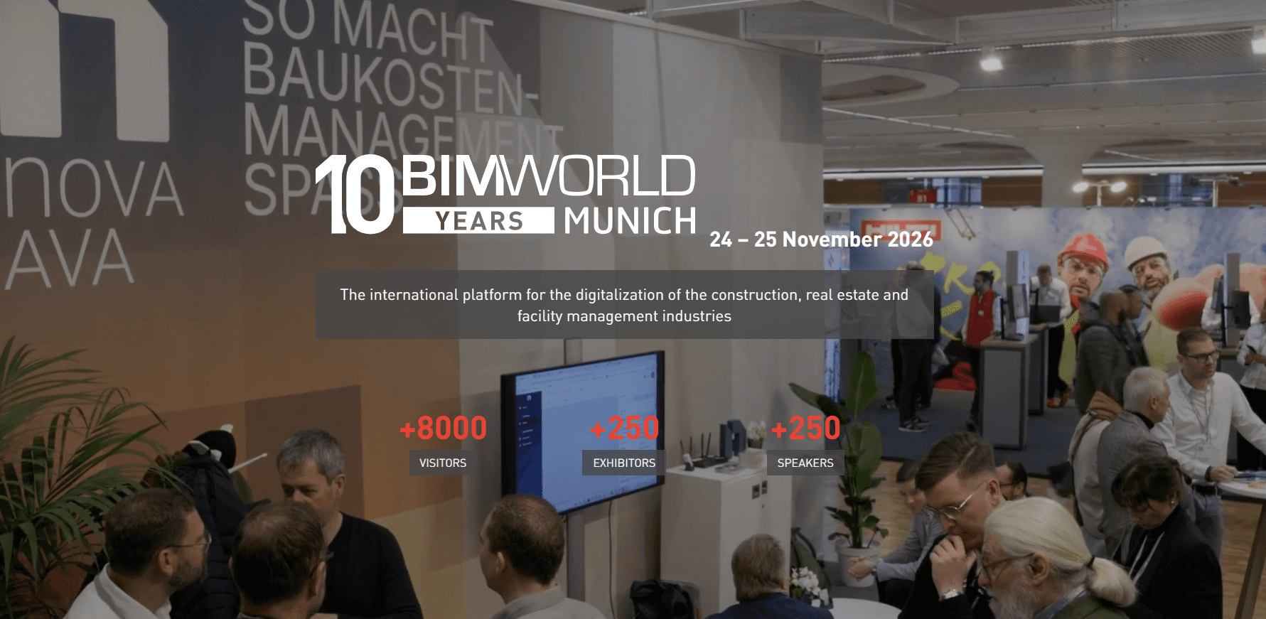 BIM WOLRD MUNICH 24-25 NOVEMBRE 2025